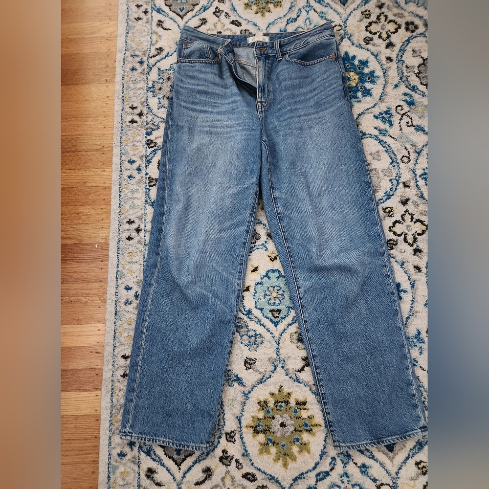 Madewell Curvy Baggy Straight Jeans 29